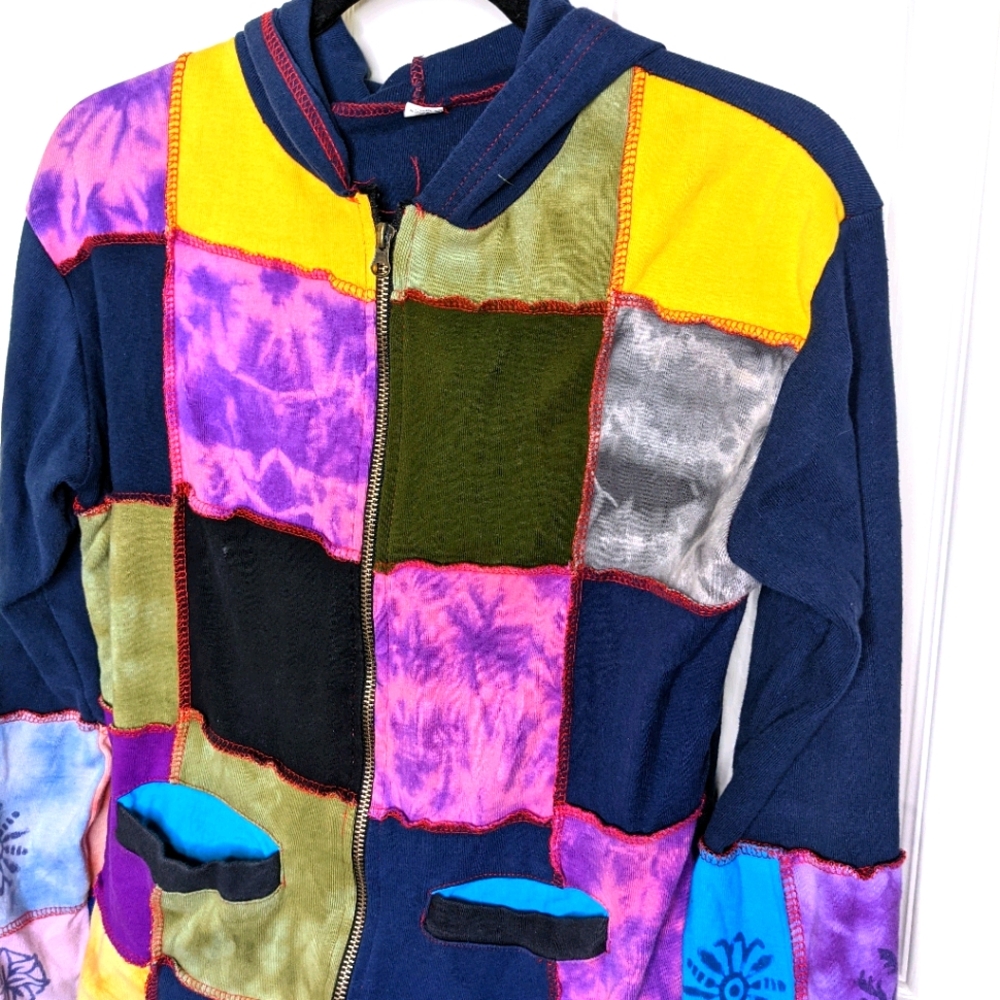 Handmade Patchwork Sweater - Picture 2 of 4